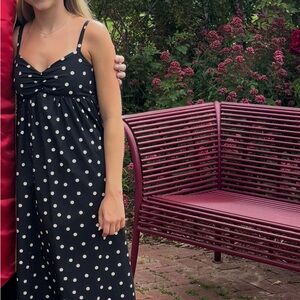 Abercrombie & Fitch Black and White Maxi Dress